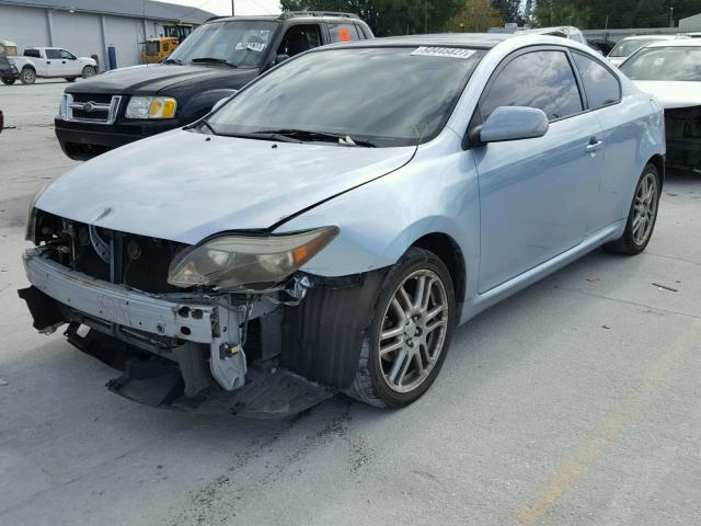 JTKDE177350058390 - 2005 TOYOTA SCION TC BLUE photo 2