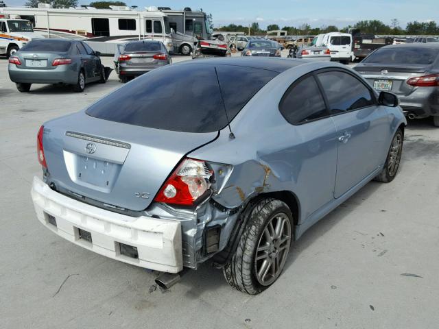 JTKDE177350058390 - 2005 TOYOTA SCION TC 蓝色 照片 4