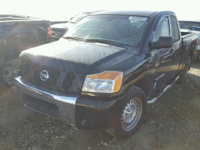 1N6BA06A68N330680 - 2008 NISSAN TITAN XE BLACK photo 2