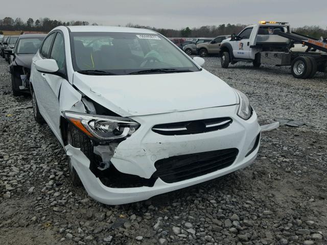 KMHCT4AE7GU136596 - 2016 HYUNDAI ACCENT SE WHITE photo 1