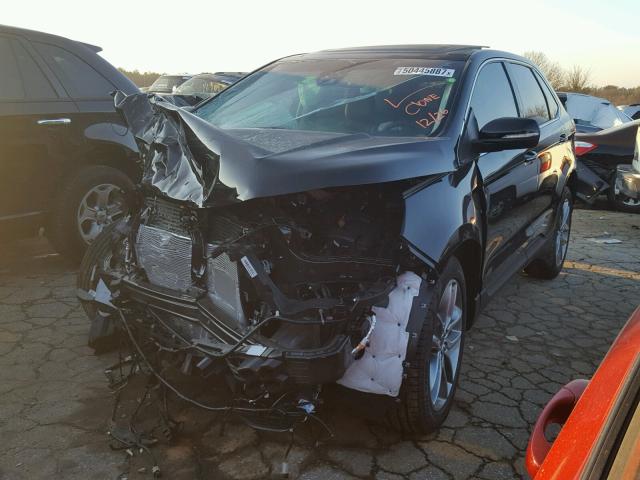 2FMPK3K85HBC51437 - 2017 FORD EDGE TITAN BLACK photo 2