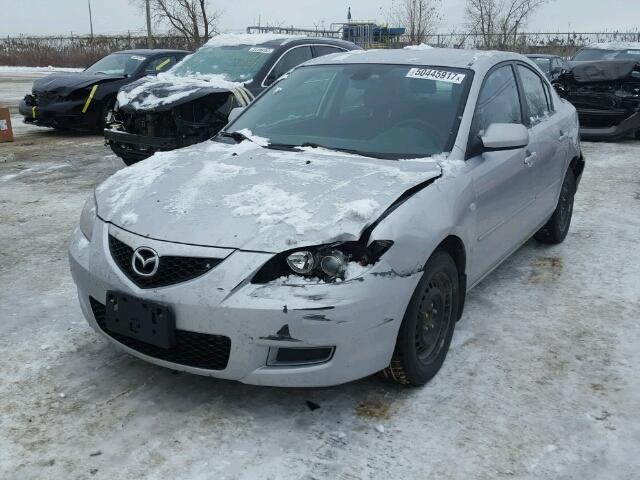 JM1BK32F871625840 - 2007 MAZDA 3 I SILVER photo 2