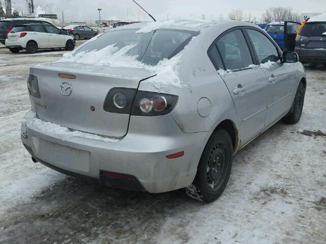 JM1BK32F871625840 - 2007 MAZDA 3 I SILVER photo 4