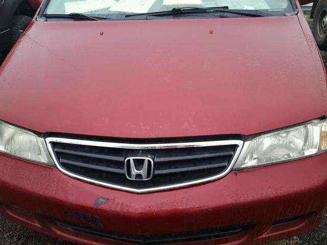 5FNRL18874B094674 - 2004 HONDA ODYSSEY EX BURGUNDY photo 7