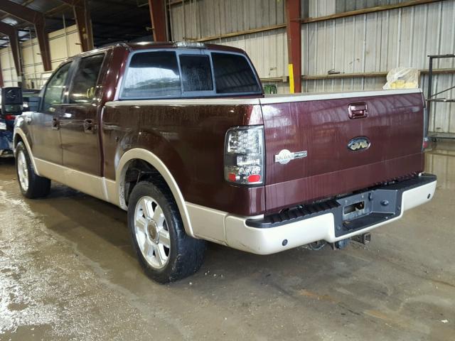 1FTPW12V58KE25225 - 2008 FORD F150 SUPER BROWN photo 3