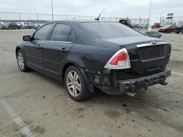 3FAHP08188R153173 - 2008 FORD FUSION SEL BLACK photo 3