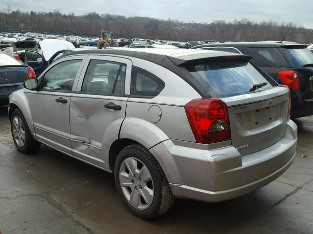 1B3HB48BX7D582591 - 2007 DODGE CALIBER SX SILVER photo 3