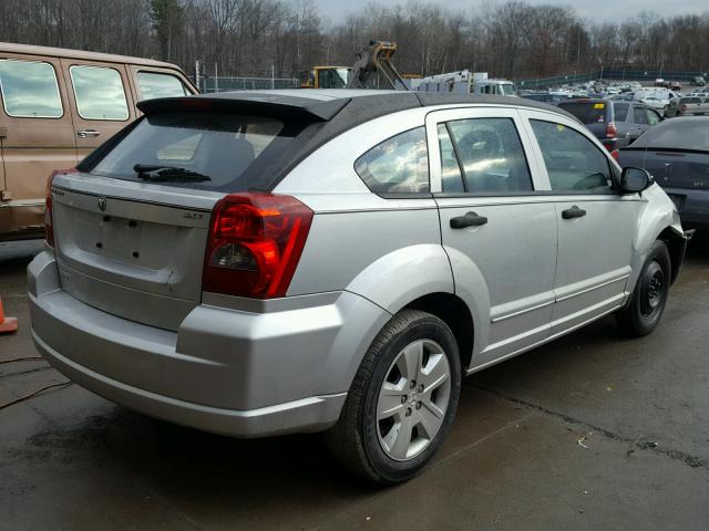 1B3HB48BX7D582591 - 2007 DODGE CALIBER SX SILVER photo 4