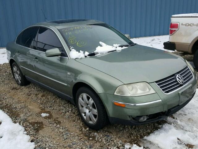 WVWTH63BX1P194177 - 2001 VOLKSWAGEN PASSAT GLX GREEN photo 1