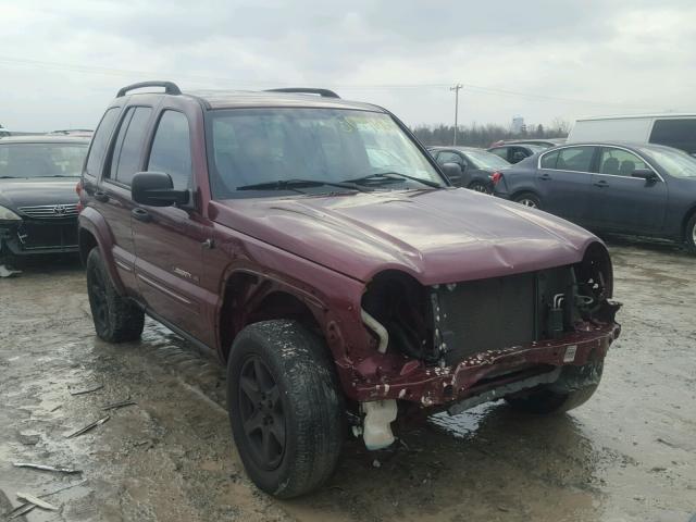 1J4GL58K33W546814 - 2003 JEEP LIBERTY LI RED photo 1