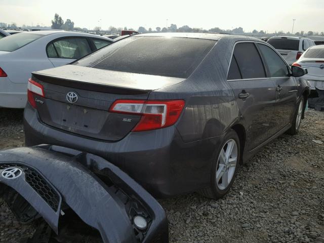 4T1BF1FK7CU195013 - 2012 TOYOTA CAMRY BASE CHARCOAL photo 4