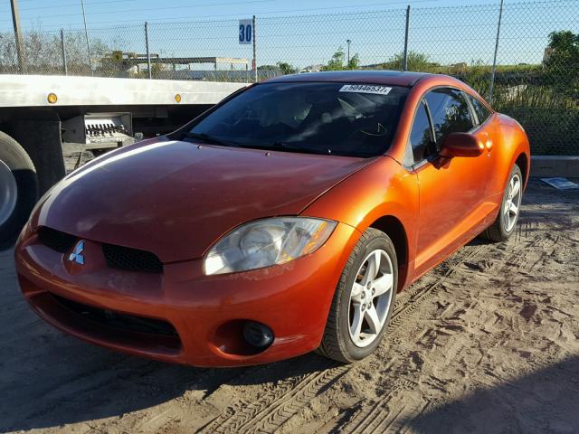 4A3AK24F66E032856 - 2006 MITSUBISHI ECLIPSE GS ORANGE photo 2