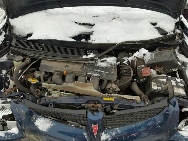 5Y2SL62843Z438669 - 2003 PONTIAC VIBE BLUE photo 7