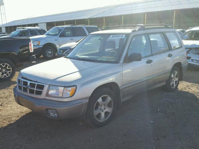 JF1SF6559XH721398 - 1999 SUBARU FORESTER S GRAY photo 2