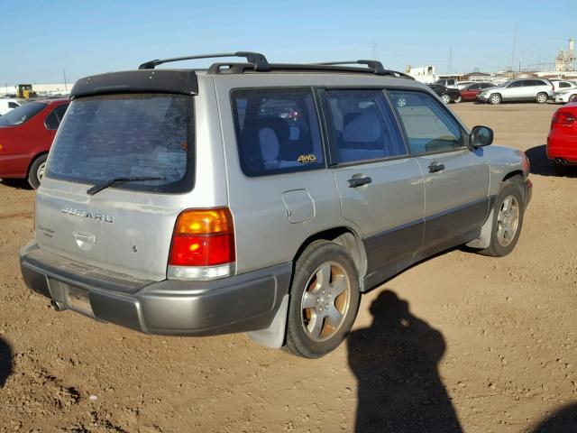 JF1SF6559XH721398 - 1999 SUBARU FORESTER S GRAY photo 4