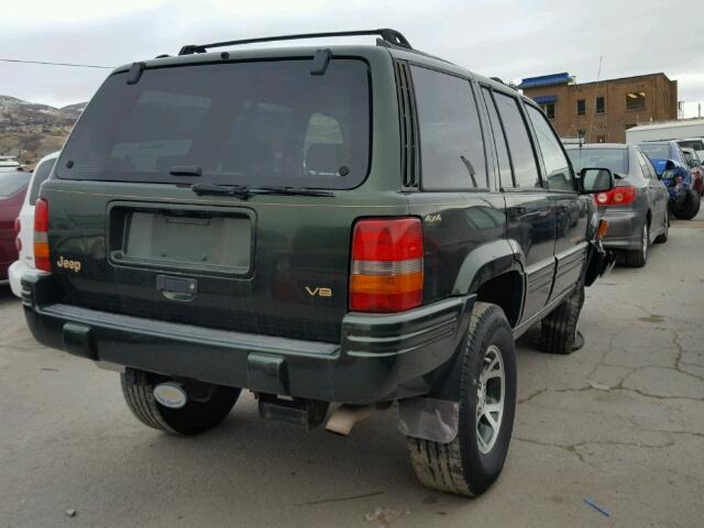 1J4GZ78Y5VC678282 - 1997 JEEP GRAND CHER GREEN photo 4