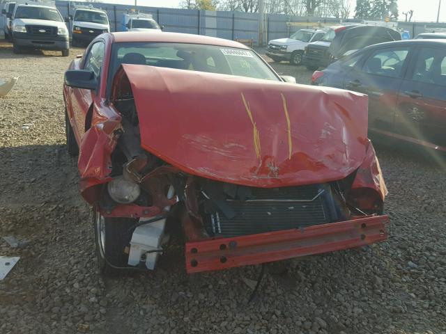 1ZVHT80N095104005 - 2009 FORD MUSTANG RED photo 9