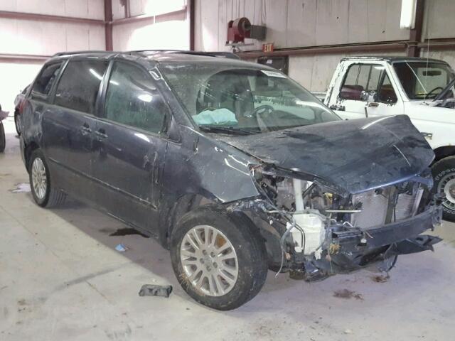 5TDZK22C49S235855 - 2009 TOYOTA SIENNA XLE GRAY photo 1