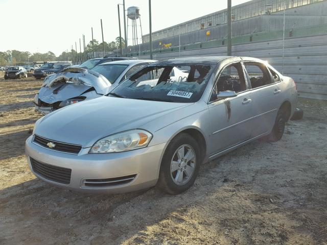 2G1WT58K769202247 - 2006 CHEVROLET IMPALA LT SILVER photo 2