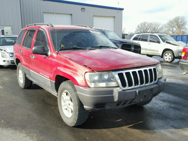 1J4GW48S63C587571 - 2003 JEEP GRAND CHER RED photo 1