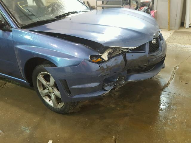 JF1GD61607H514151 - 2007 SUBARU IMPREZA 2. BLUE photo 9