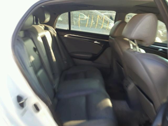 19UUA66224A038261 - 2004 ACURA TL WHITE photo 6