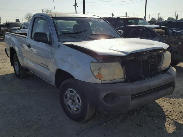 5TENX22N17Z383415 - 2007 TOYOTA TACOMA SILVER photo 1