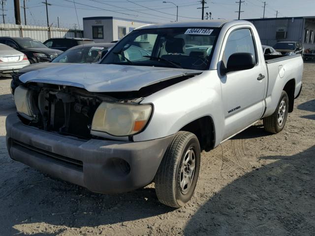 5TENX22N17Z383415 - 2007 TOYOTA TACOMA SILVER photo 2