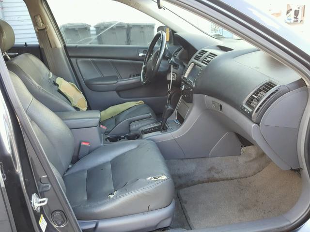 JHMCN36555C014239 - 2005 HONDA ACCORD HYB CHARCOAL photo 5