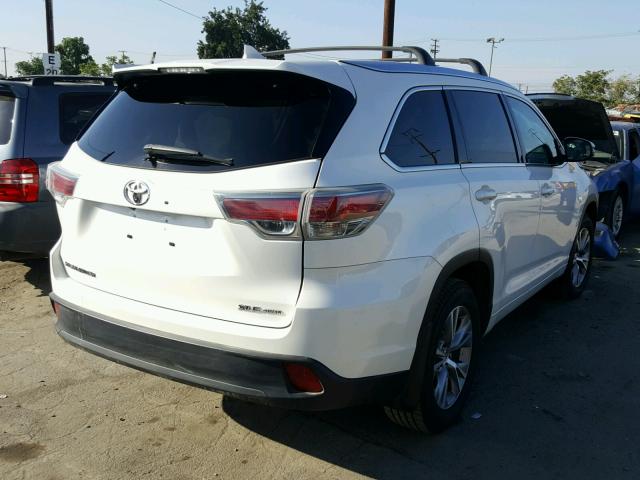 5TDJKRFH5FS187676 - 2015 TOYOTA HIGHLANDER 白色 照片 4