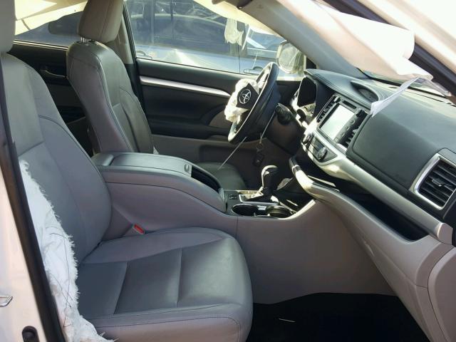 5TDJKRFH5FS187676 - 2015 TOYOTA HIGHLANDER 白色 照片 5