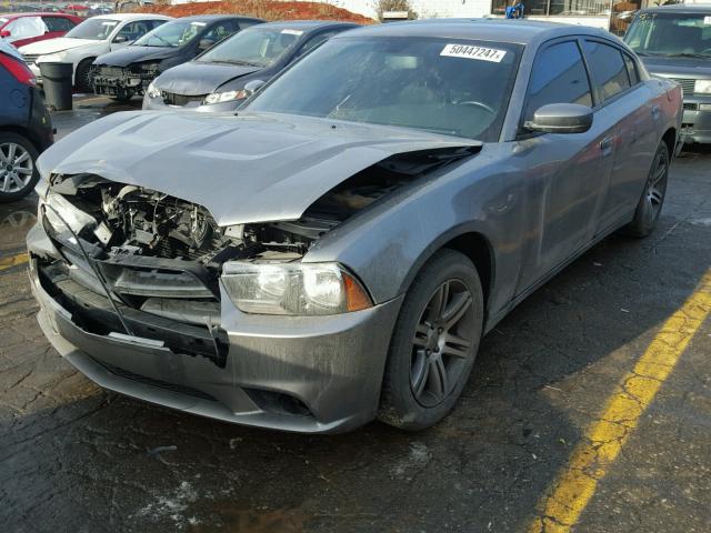 2C3CDXHG6CH140280 - 2012 DODGE CHARGER SX SILVER photo 2