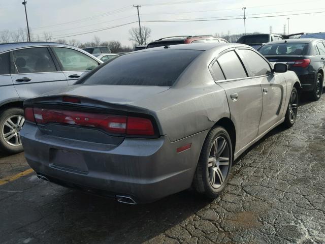2C3CDXHG6CH140280 - 2012 DODGE CHARGER SX SILVER photo 4