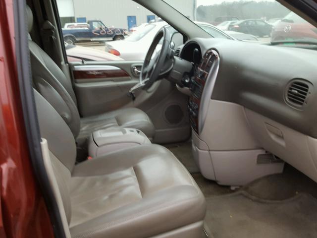 2A4GP54L87R152405 - 2007 CHRYSLER TOWN & COU Tünd qırmızı foto 5