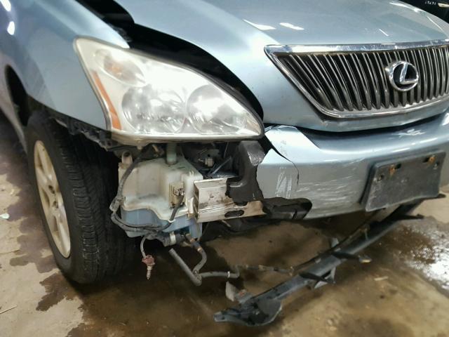 2T2HA31U95C086775 - 2005 LEXUS RX 330 BLUE photo 9