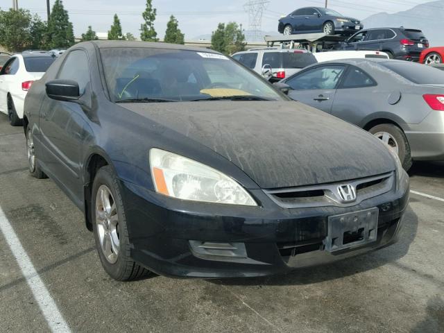 1HGCM727X6A006168 - 2006 HONDA ACCORD EX BLACK photo 1