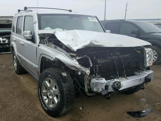1J8HG68257C683743 - 2007 JEEP COMMANDER SILVER photo 1