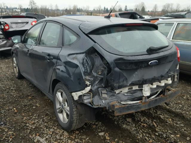1FADP3K21DL339177 - 2013 FORD FOCUS SE GRAY photo 3