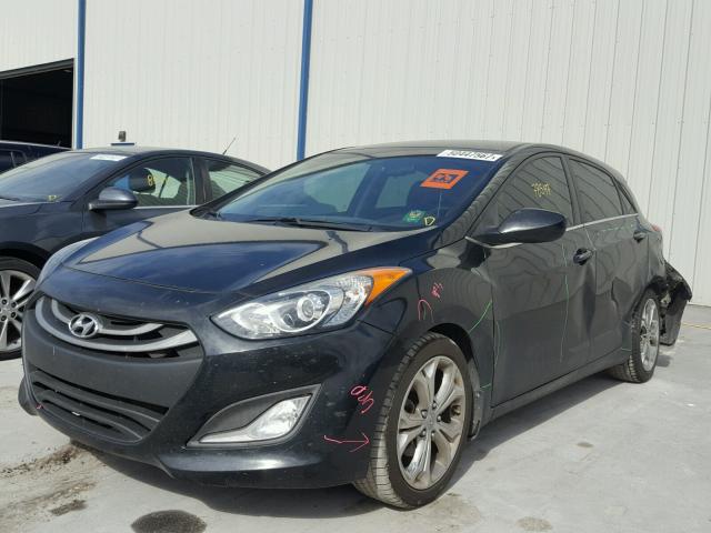 KMHD35LE3DU153091 - 2013 HYUNDAI ELANTRA GT BLACK photo 2