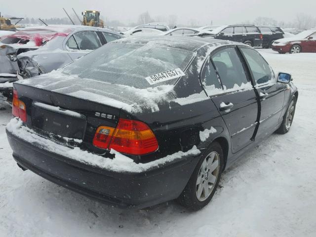 WBAET37483NJ39286 - 2003 BMW 325 I BLACK photo 4