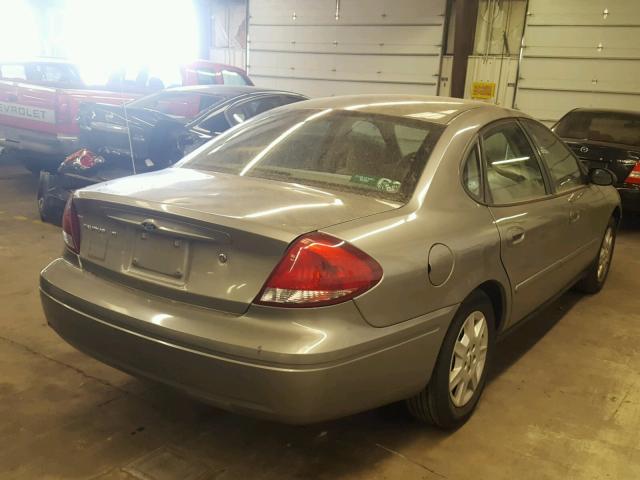 1FAFP53254G179784 - 2004 FORD TAURUS SE GRAY photo 4