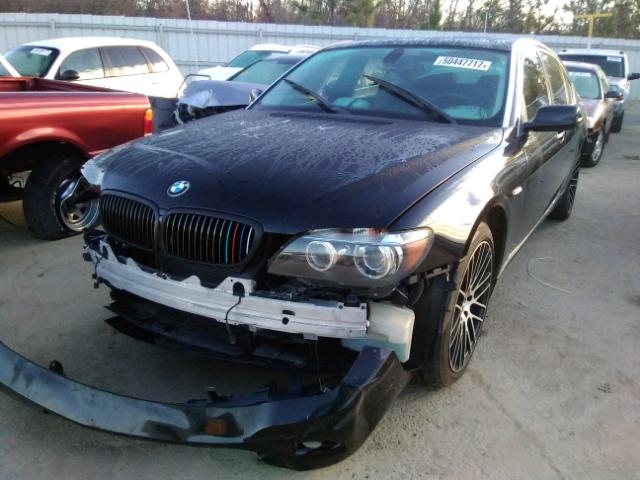 WBAHN83508DT84048 - 2008 BMW 750 LI BLACK photo 2