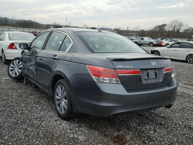 1HGCP2F82BA092356 - 2011 HONDA ACCORD EXL GRAY photo 3