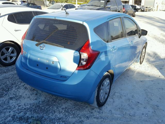 3N1CE2CP7FL438404 - 2015 NISSAN VERSA NOTE BLUE photo 4