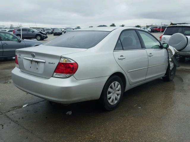 4T1BE32K05U941597 - 2005 TOYOTA CAMRY LE SILVER photo 4