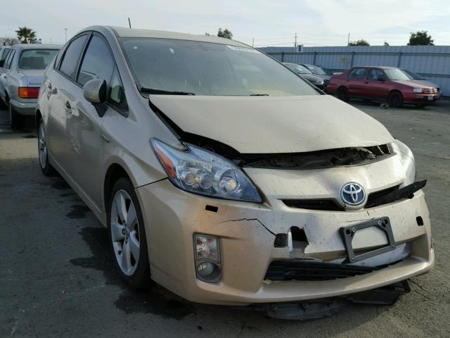 JTDKN3DU3A1232628 - 2010 TOYOTA PRIUS GOLD photo 1