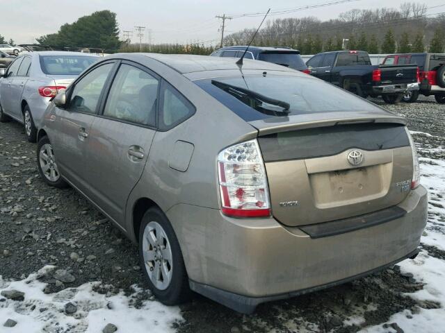 JTDKB20U577630776 - 2007 TOYOTA PRIUS GOLD photo 3