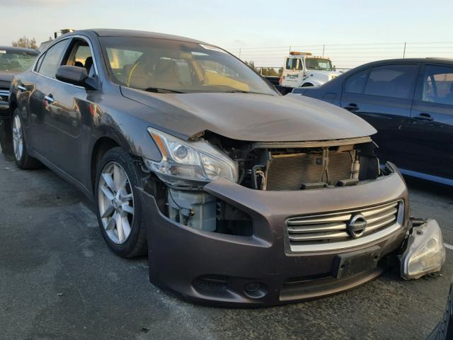 1N4AA5AP3DC802787 - 2013 NISSAN MAXIMA S BROWN photo 1