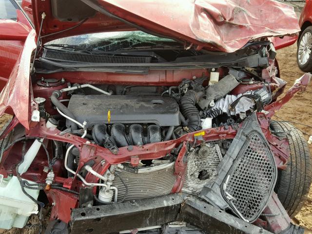 5Y2SL65806Z454304 - 2006 PONTIAC VIBE RED photo 7