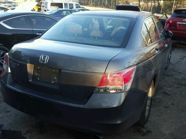 1HGCP26438A017722 - 2008 HONDA ACCORD LXP GRAY photo 4